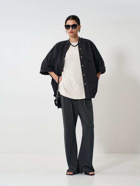 【 予約:2月上旬 】ROUND FORM SHIRT /Y261-11005